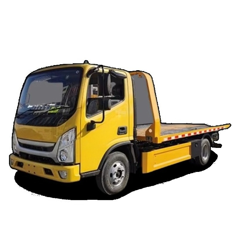 Auto Repair Shop With Towing - 新型人気手動シャーシフラットベッドレッカー車-効率的な牽引都市コミュニティ自動車修理工場車両