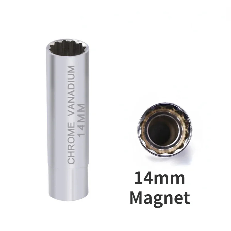 磁気スパークプラグソケットレンチ、14mm＆16mm汎用取り - Spark Plug Socket Set のレビューと価格