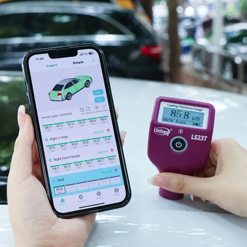 車の塗装厚さ計,タイプCの負荷,チェック,自動コーティング, - Paint Thickness Gauge のレビューと価格