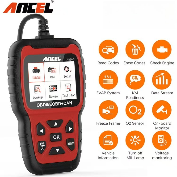 すべてのOBDII機能、多言語対応、自動車エンジンアナライザ - Car Diagnostic Tool のレビューと価格