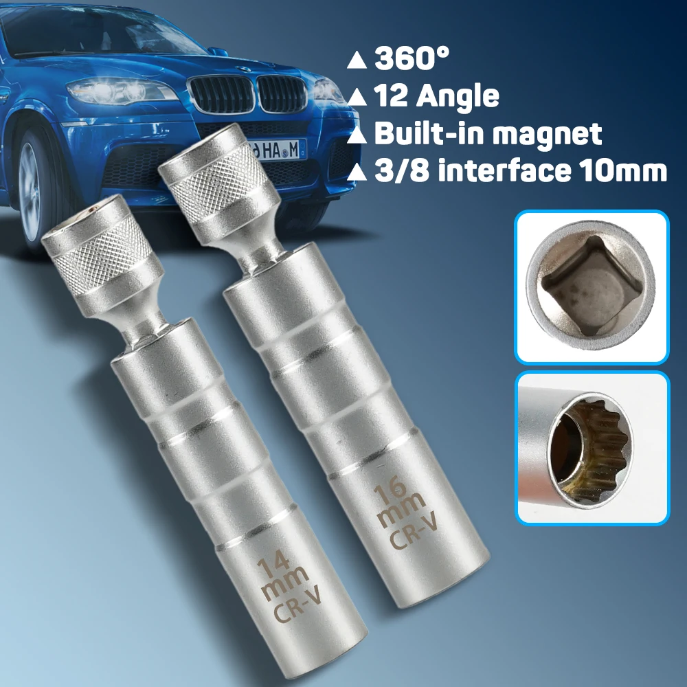 磁気スパークプラグソケットセット 14mm 16mm 18m - Spark Plug Socket Set のレビューと価格