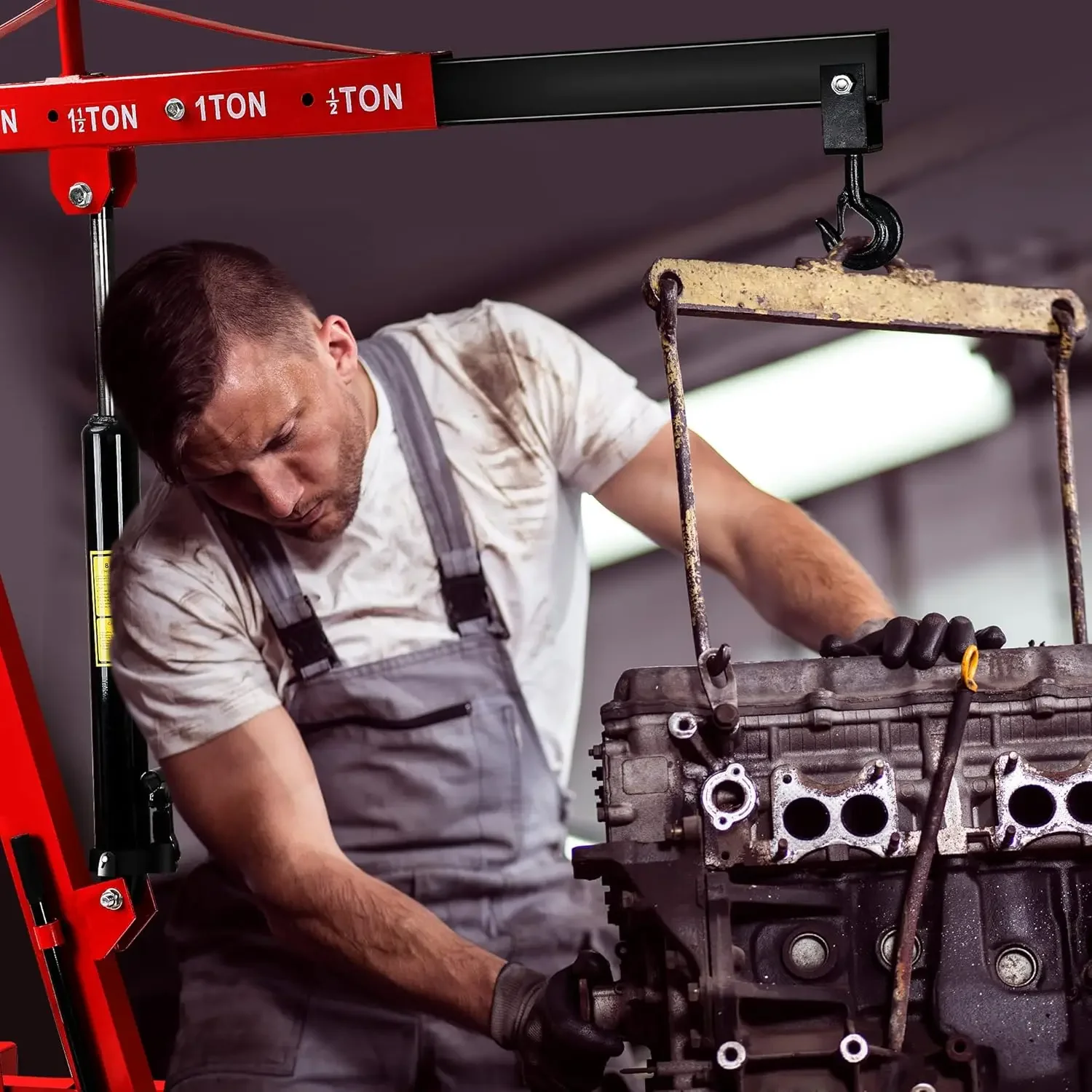 エンジンホイスト、2トン（4000ポンド）ヘビーデューティー - Engine Hoist Crane のレビューと価格