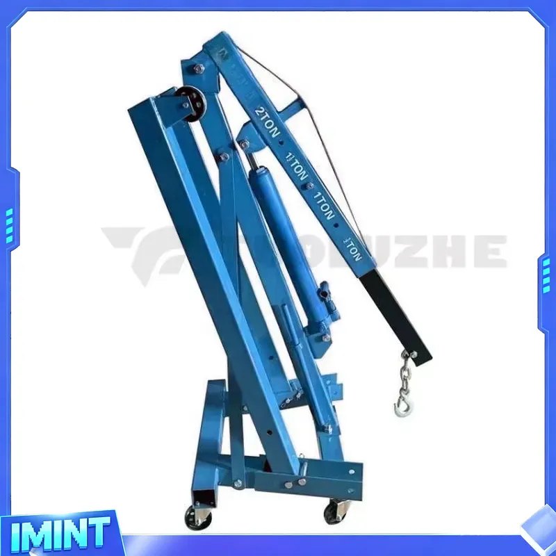 2トン折りたたみ式青色自動車エンジンリフティングツール油圧ク - Engine Hoist Crane のレビューと価格